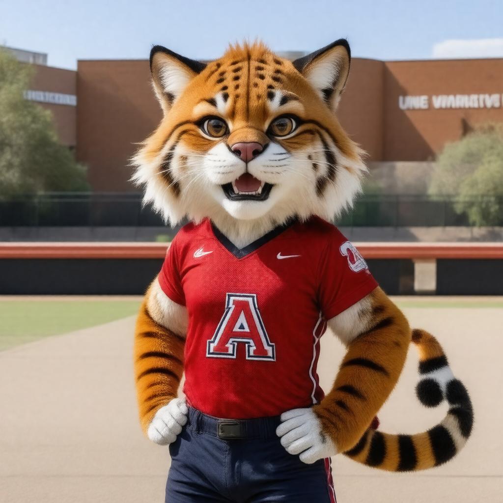 AI-created image of Wilma the Wildcat