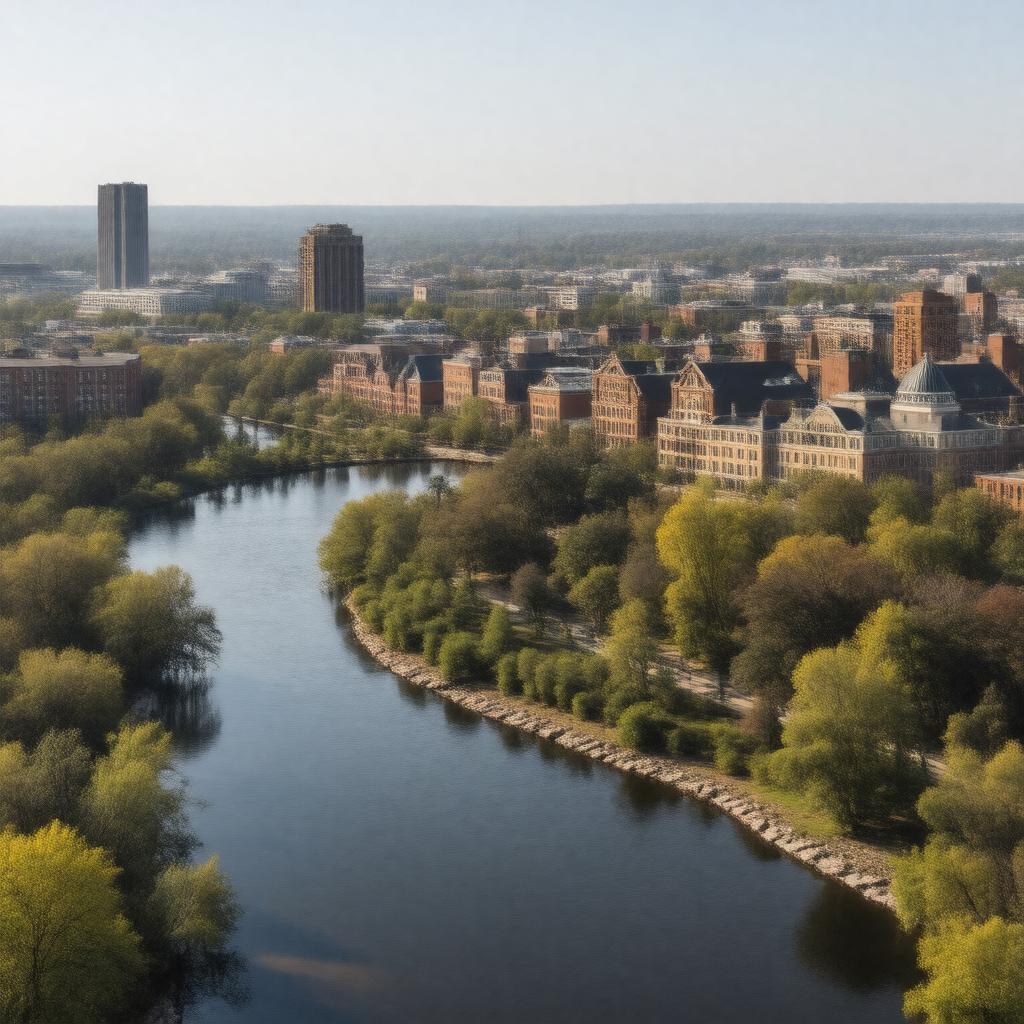 AI-created image of Wilmington, Delaware, United States