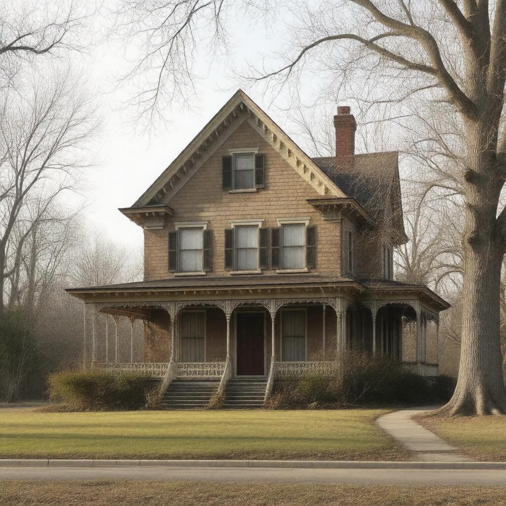 AI-created image of Wilson House (Russellville, Arkansas)