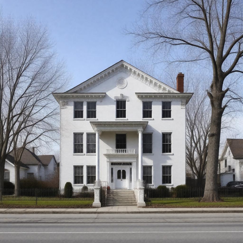 AI-created image of Wilson House (Zionsville, Indiana)