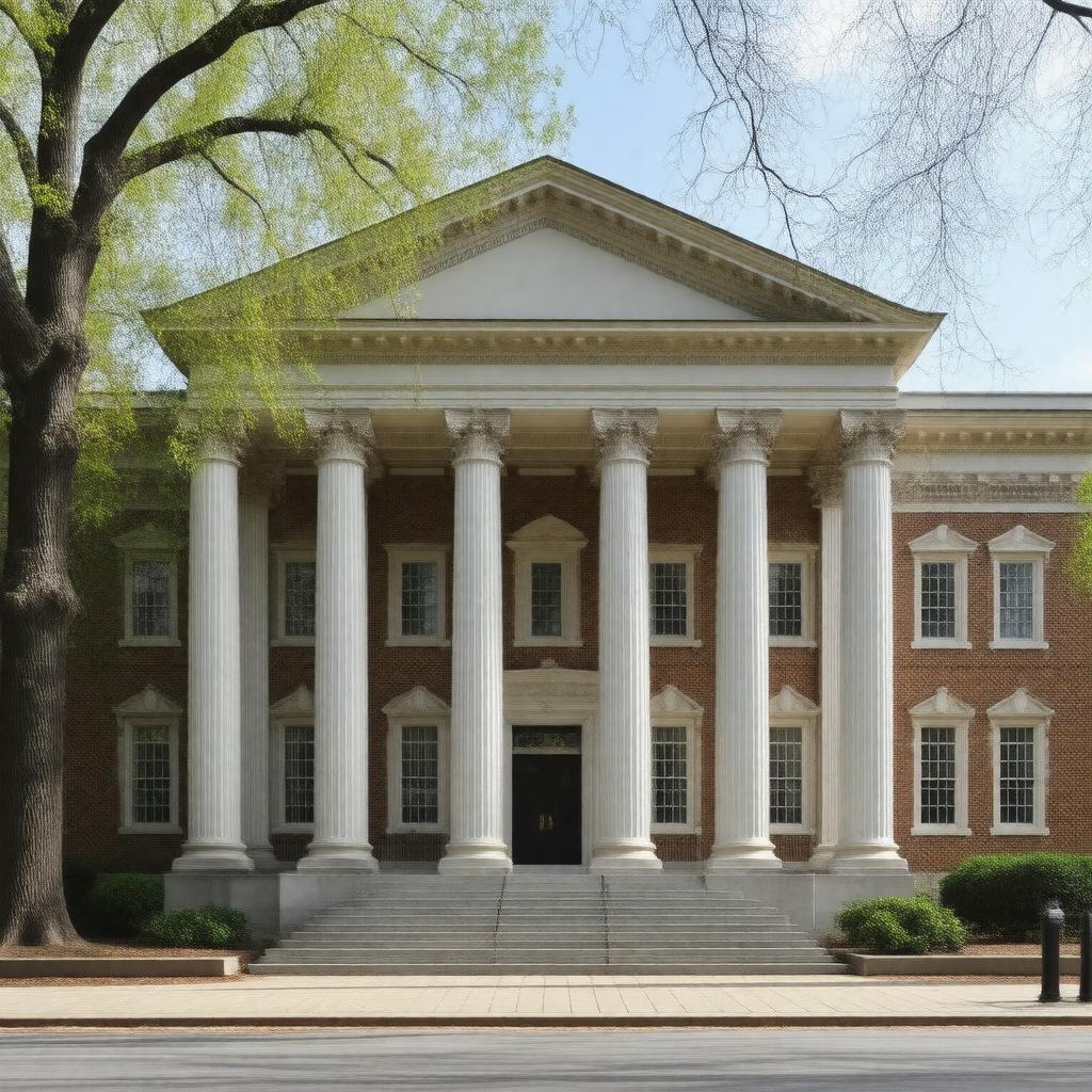 AI-created image of Wilson Library