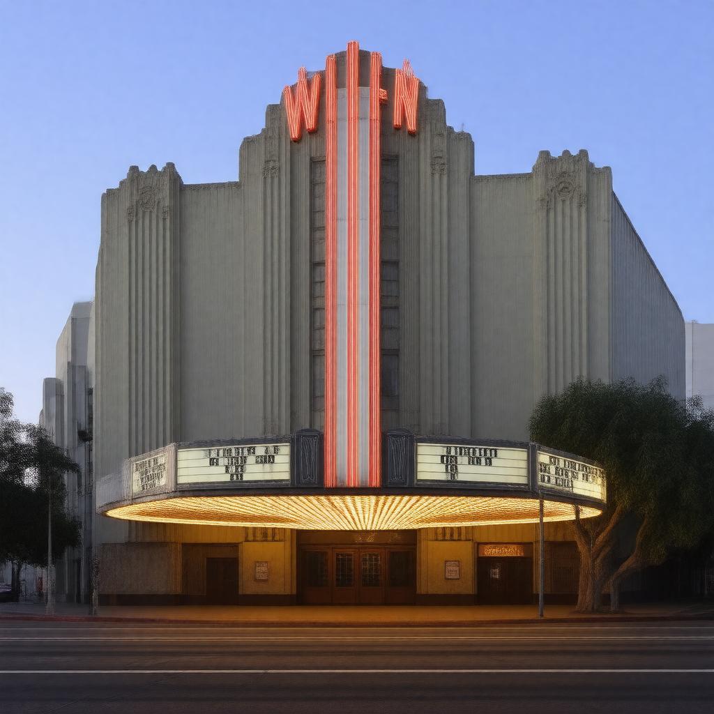 AI-created image of Wiltern Theatre