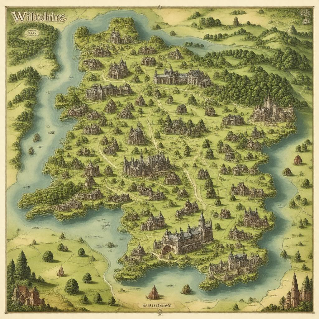 AI-created image of Wiltshire