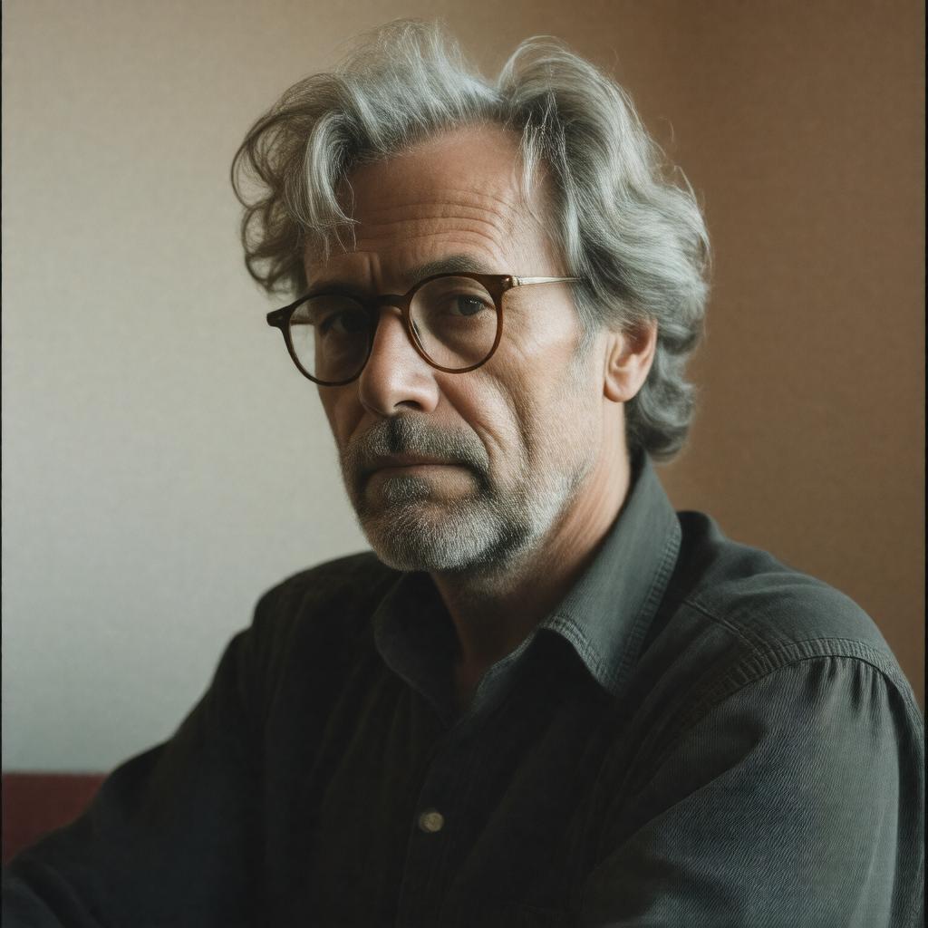AI-created image of Wim Wenders