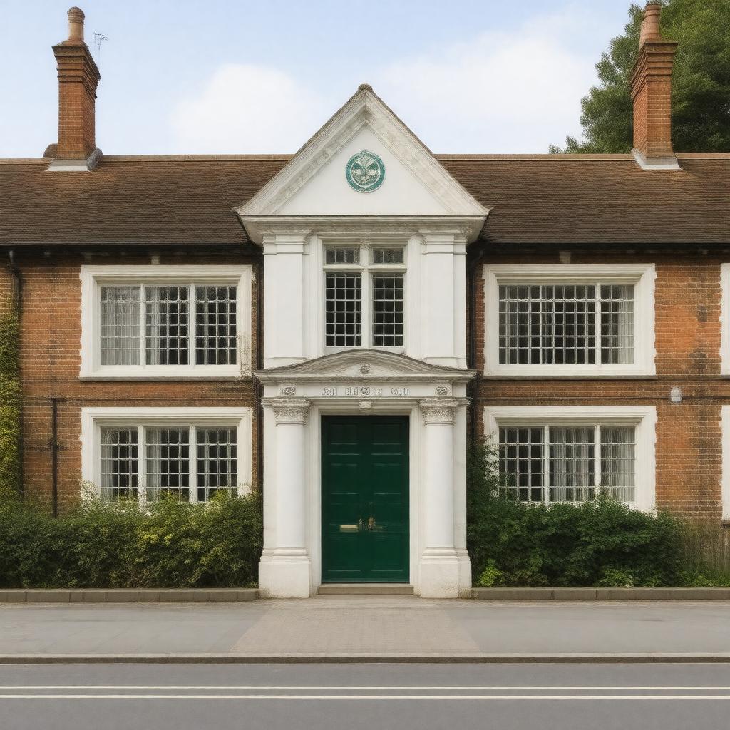 AI-created image of Wimbledon High School