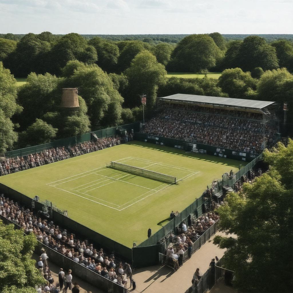 AI-created image of Wimbledon, London