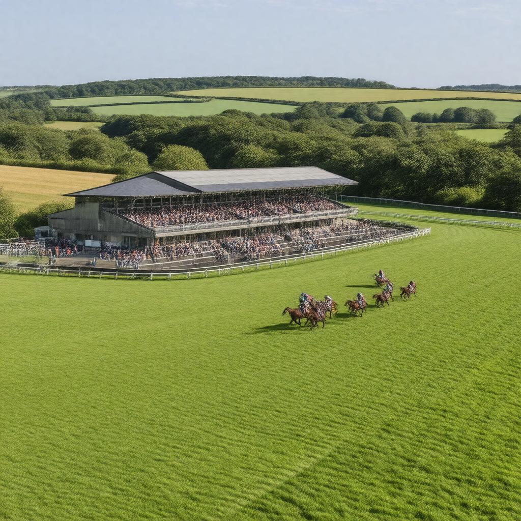AI-created image of Wincanton Racecourse