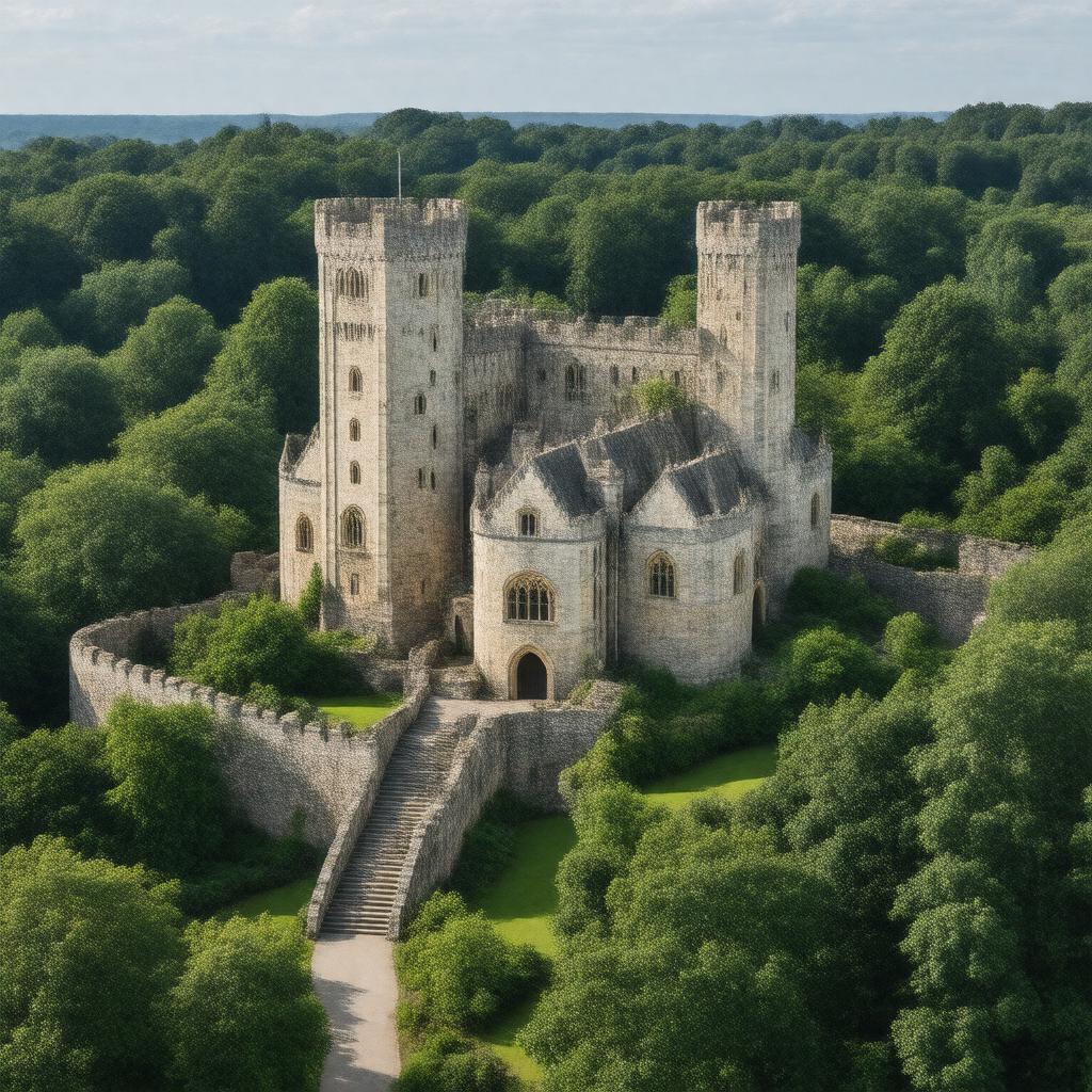 AI-created image of Winchester Castle