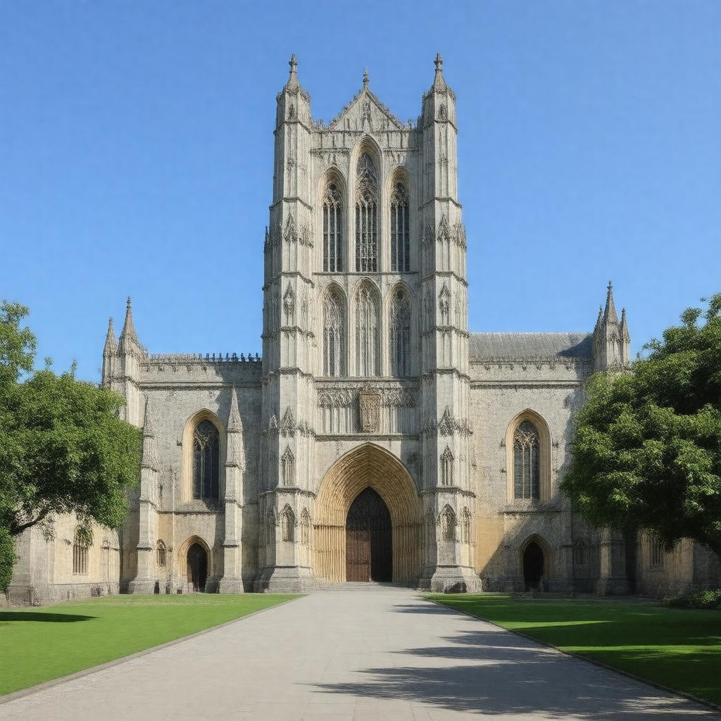 AI-created image of Winchester Cathedral
