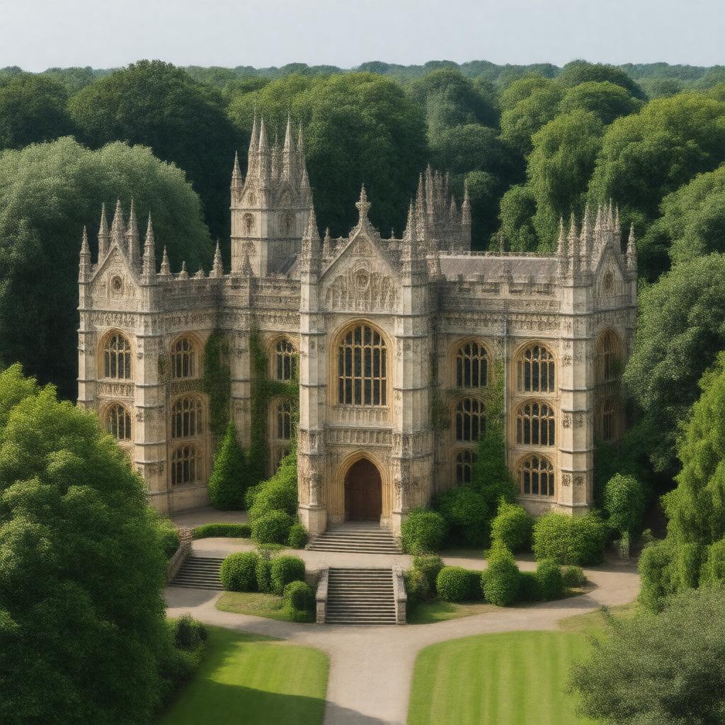AI-created image of Winchester College