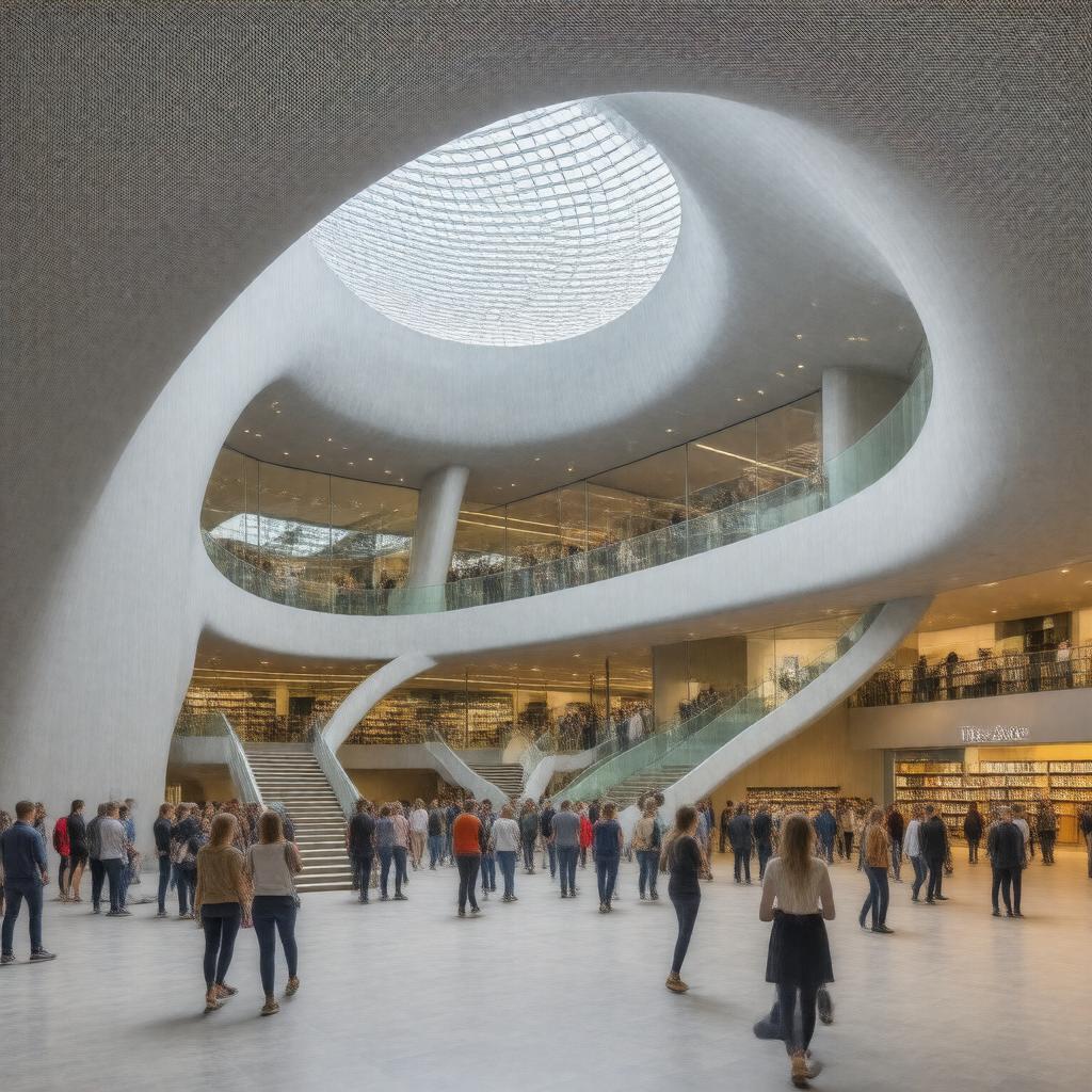 AI-created image of Winchester Discovery Centre