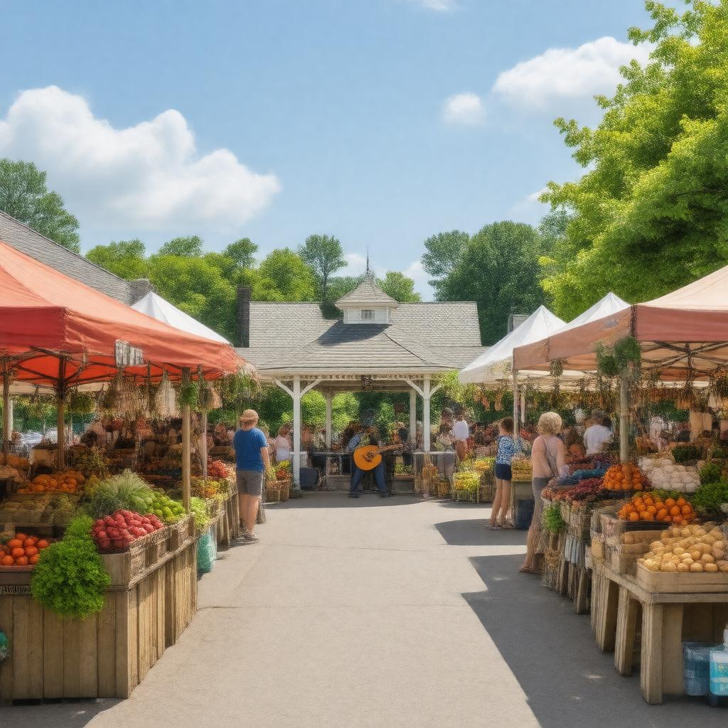 Click to view larger image AI-created image of Winchester Farmers' Market