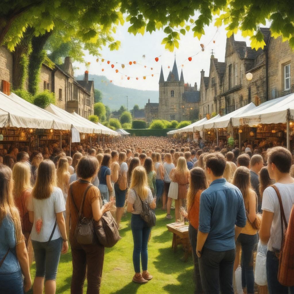 AI-created image of Winchester Writers' Festival