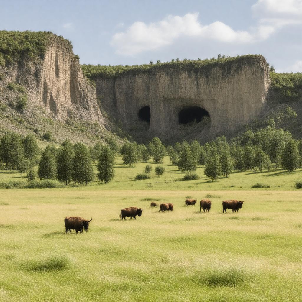 AI-created image of Wind Cave National Park
