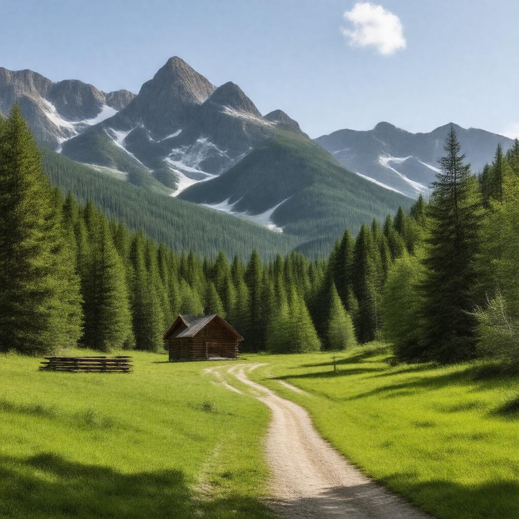 AI-created image of Wind River Ranger District