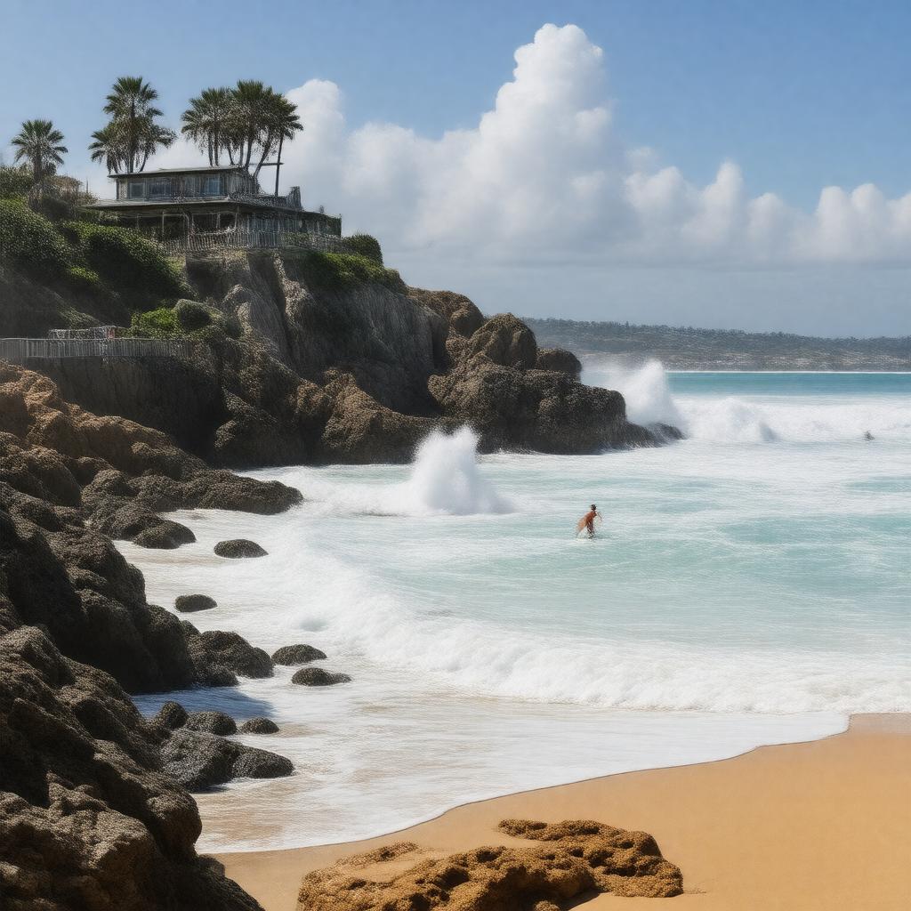 AI-created image of Windansea Beach