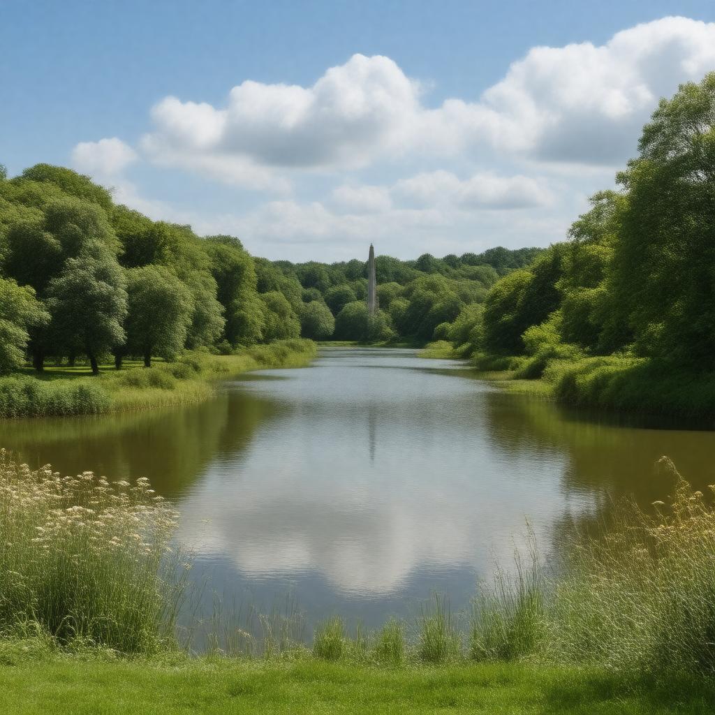 AI-created image of Windsor Great Park