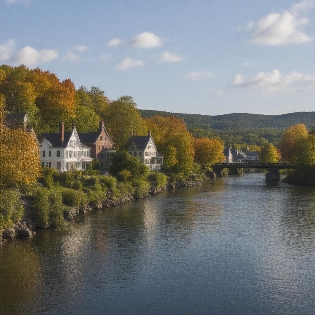 Click to view larger image AI-created image of Windsor, Vermont