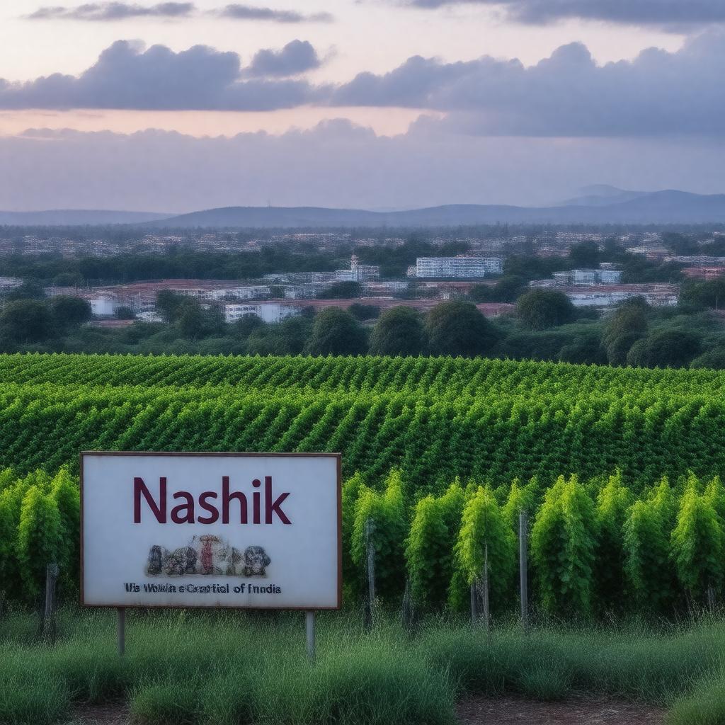 AI-created image of Wine Capital of India