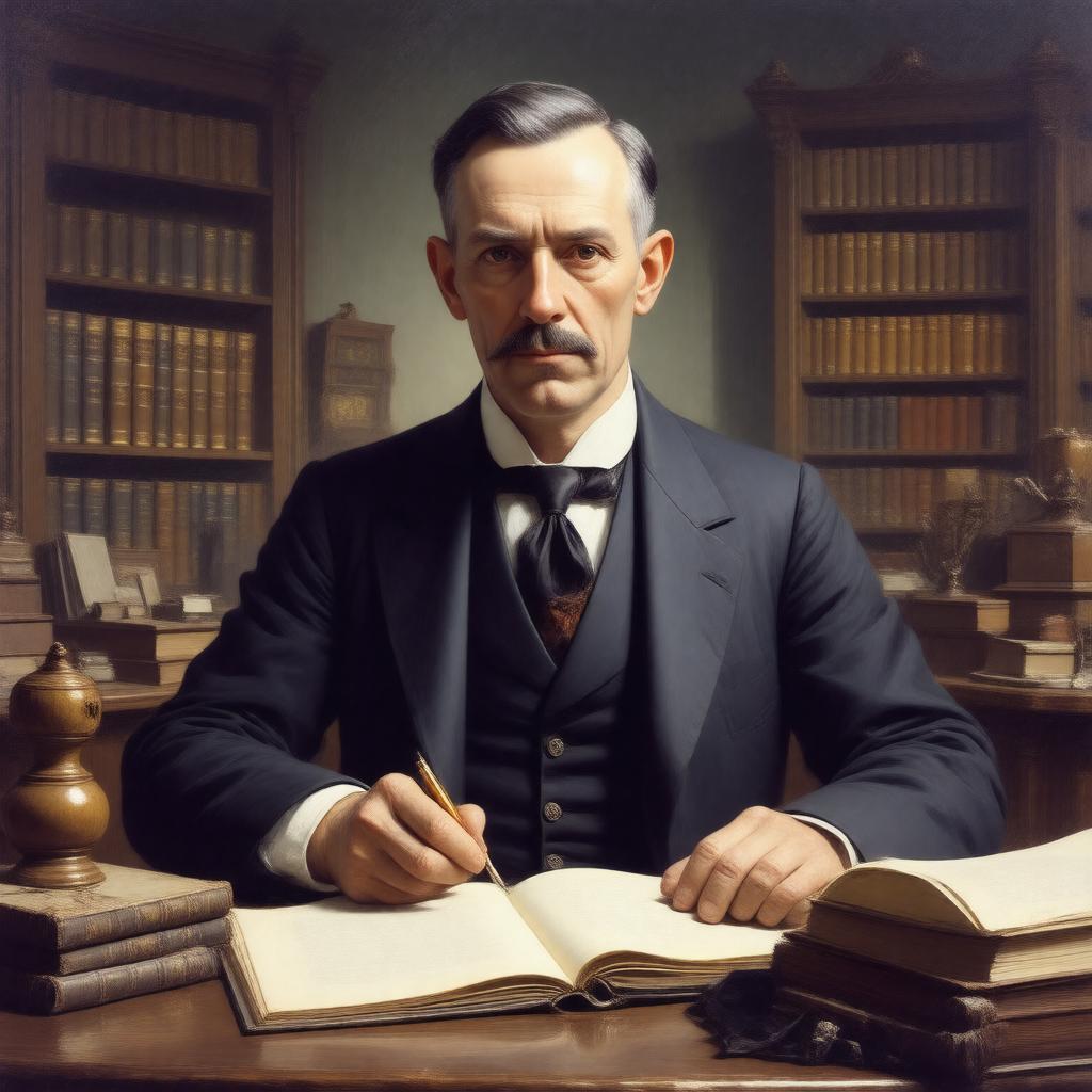 AI-created image of Winfield Scott Lovecraft