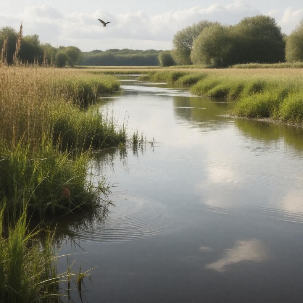 AI-created image of Winnall Moors