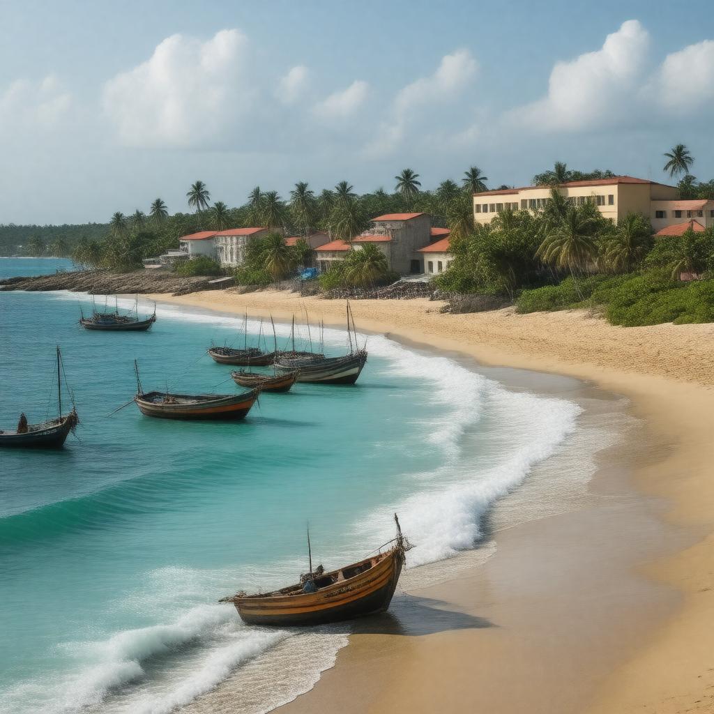 AI-created image of Winneba, Ghana