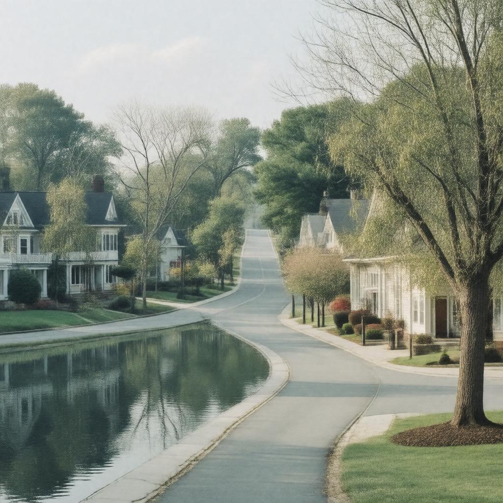 AI-created image of Winnetka, Illinois, United States