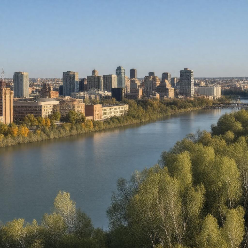 AI-created image of Winnipeg, Manitoba, Canada