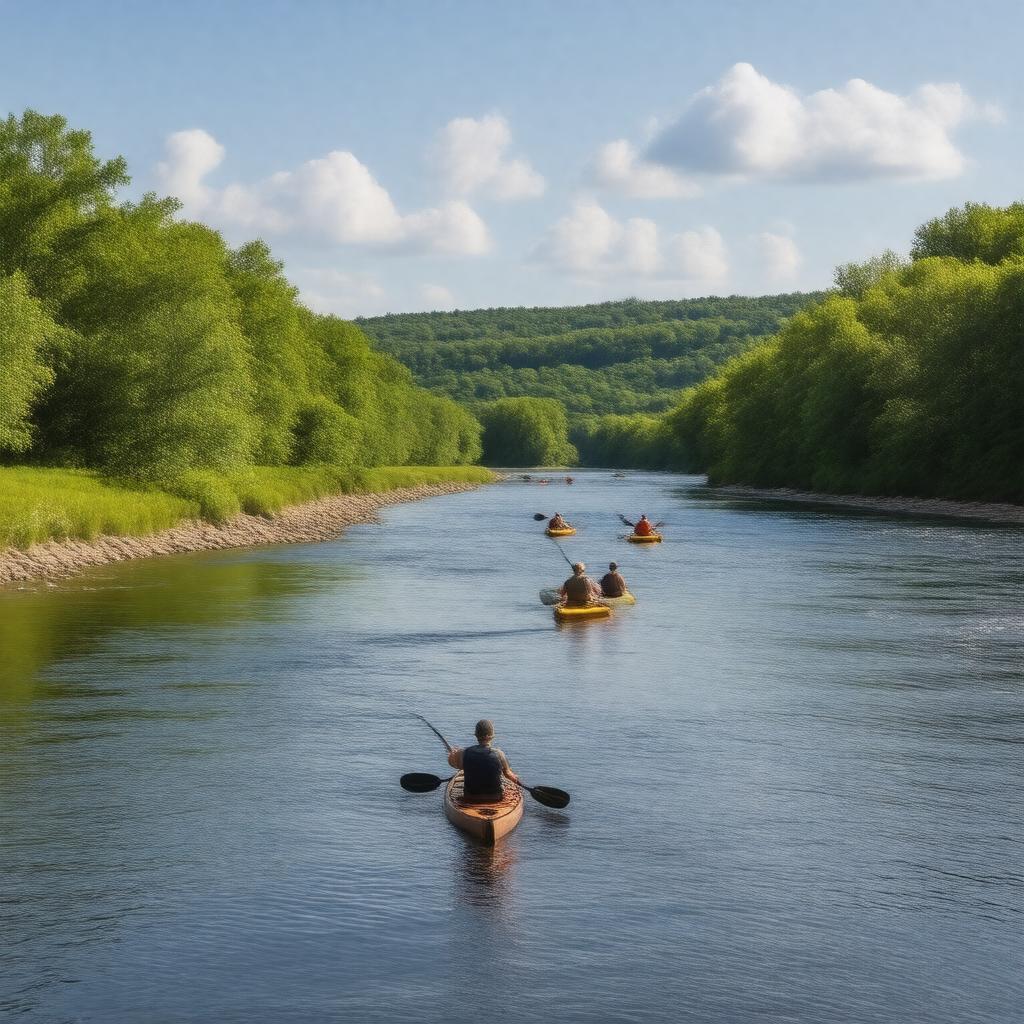AI-created image of Winooski River