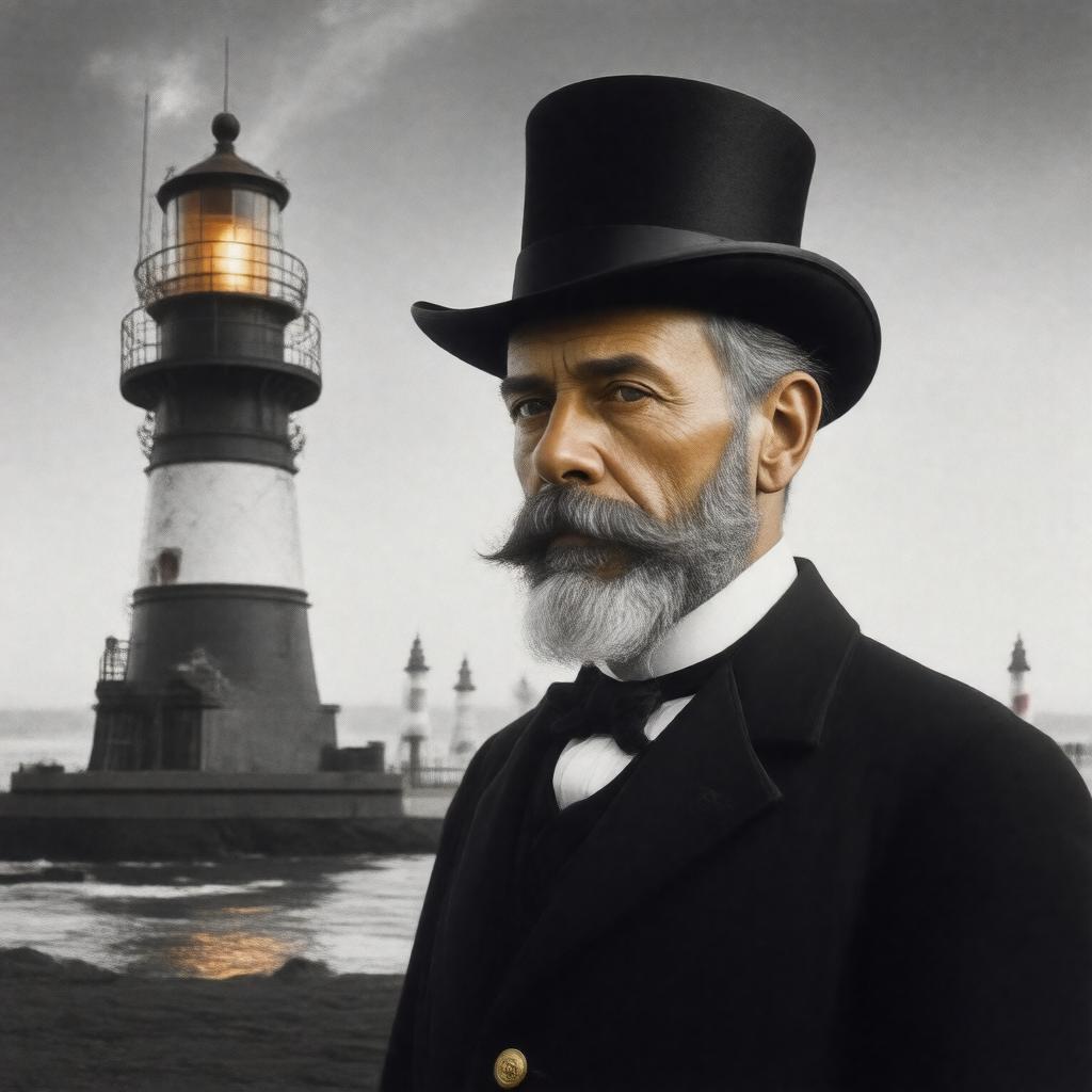 Click to view larger image AI-created image of Winslow Lewis