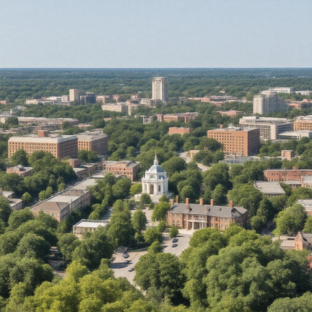 AI-created image of Winston-Salem, North Carolina, USA