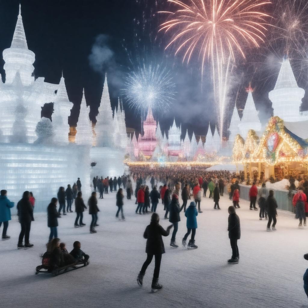 AI-created image of Winter Carnival