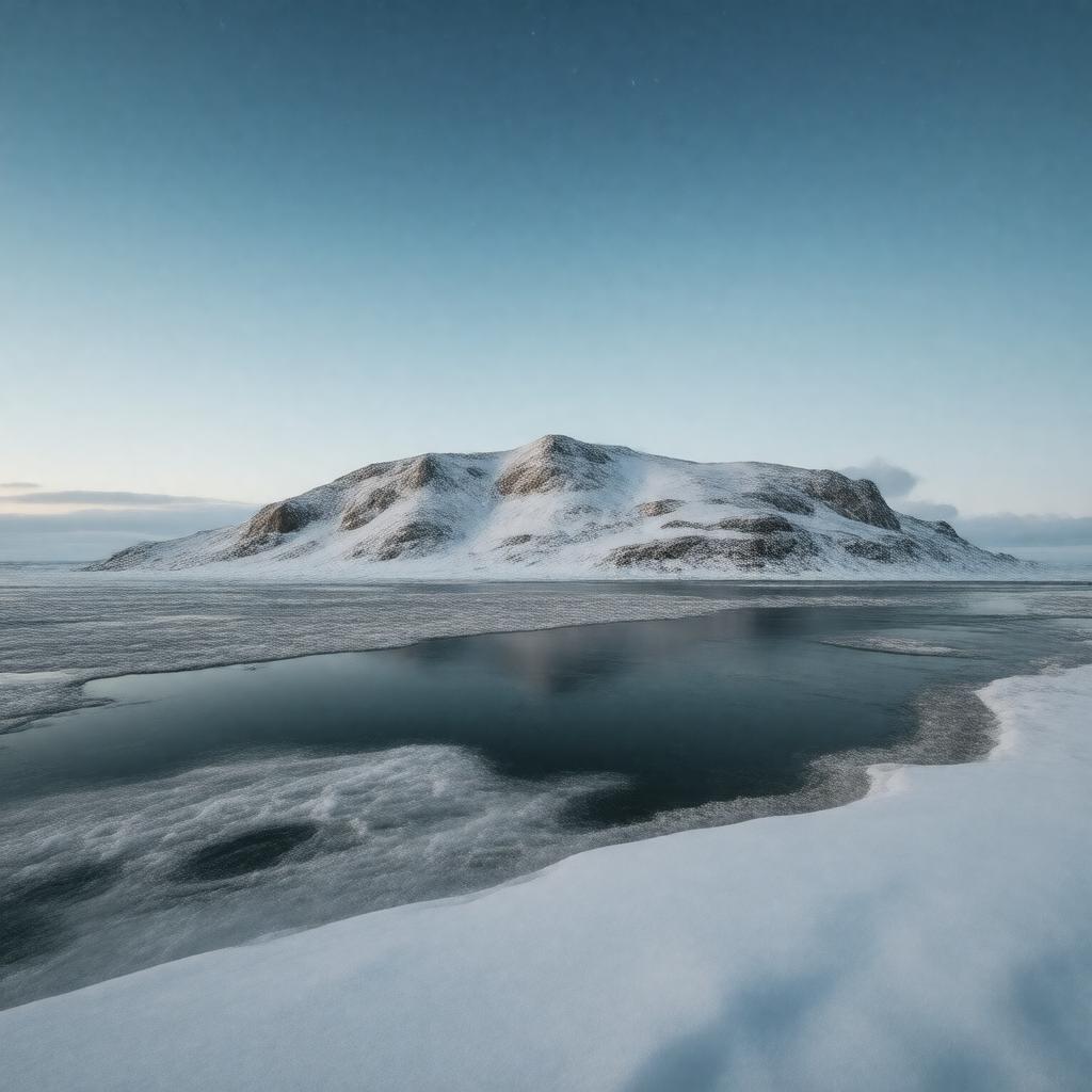 AI-created image of Winter Island