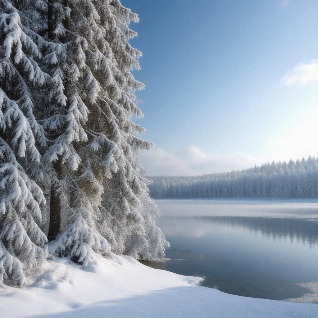 AI-created image of Winter Wonderland