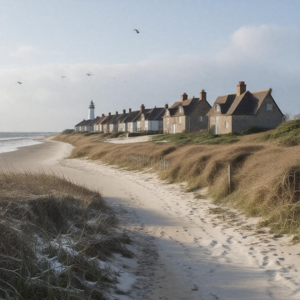 AI-created image of Winterton-on-Sea