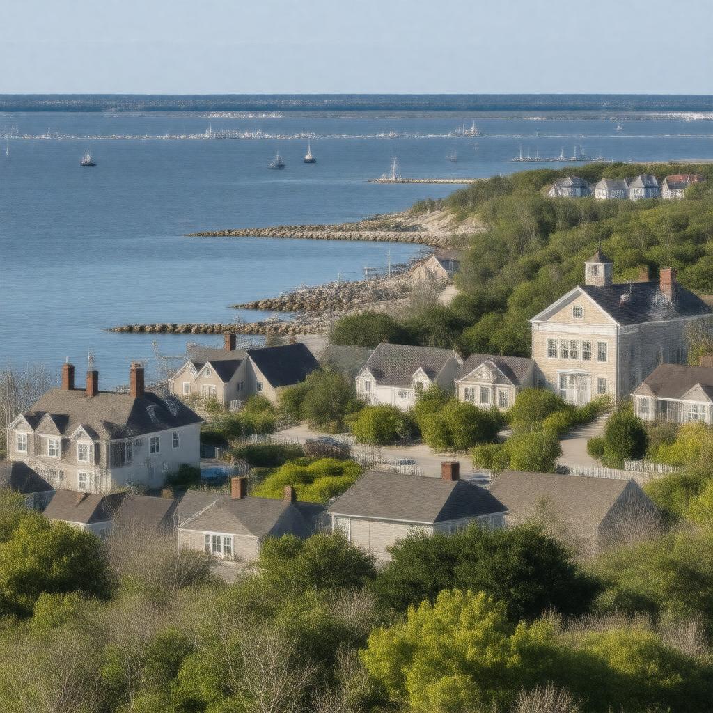 AI-created image of Winthrop, Massachusetts
