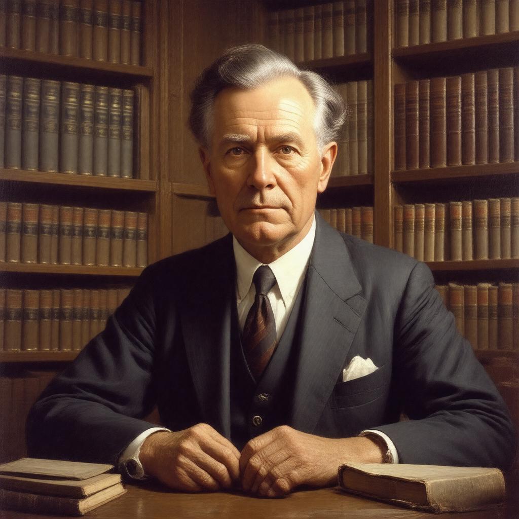 Click to view larger image AI-created image of Winthrop S. Hudson