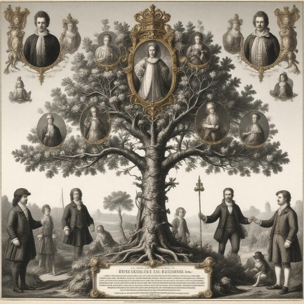 AI-created image of Winthrop family