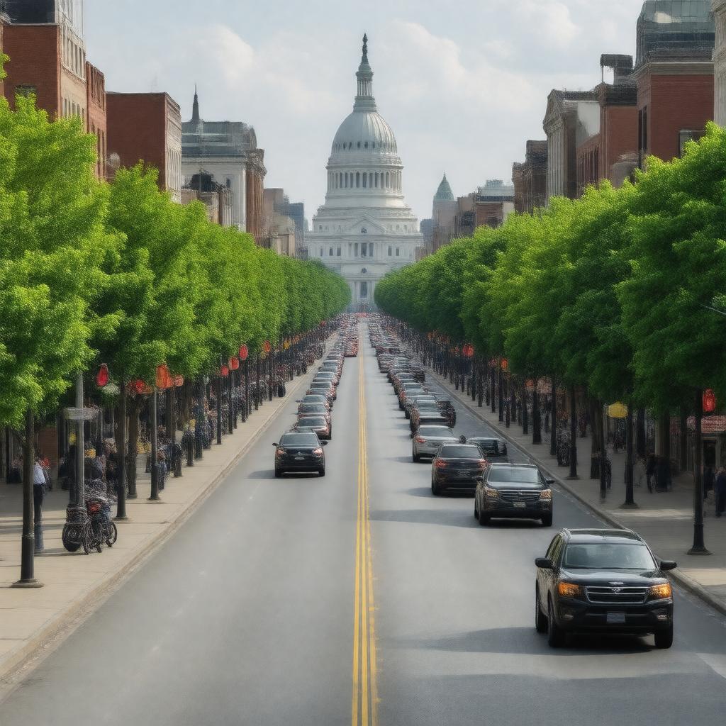 AI-created image of Wisconsin Avenue