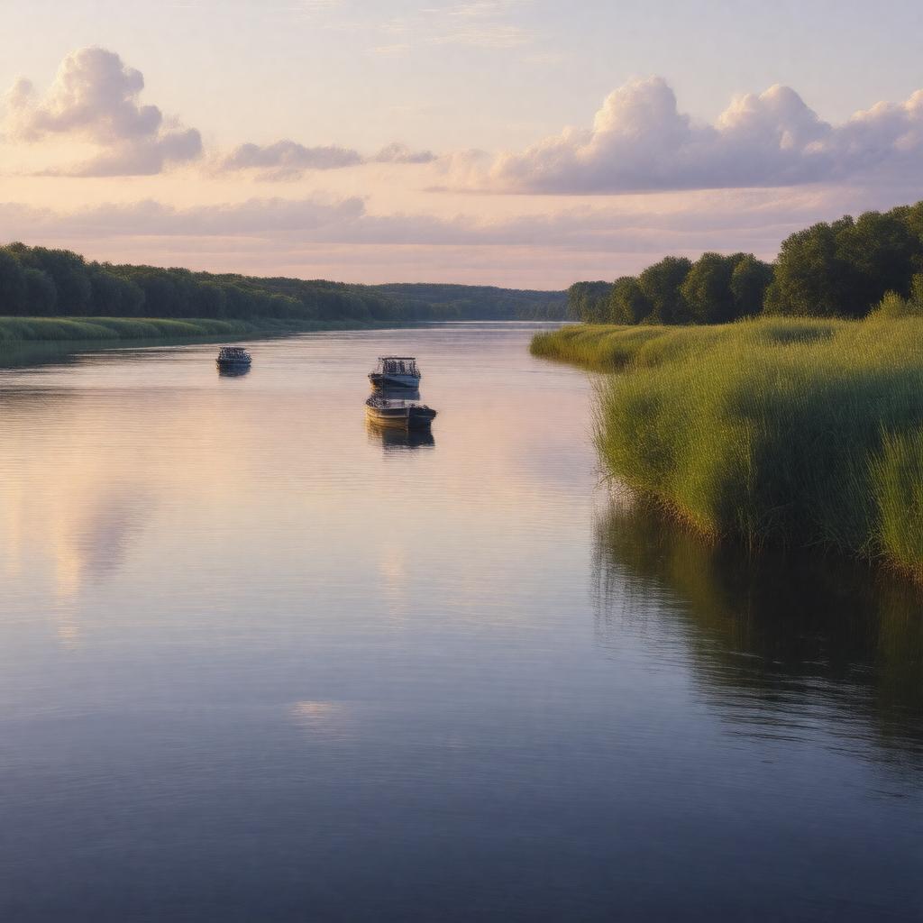 AI-created image of Wisconsin River