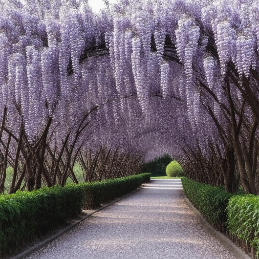 AI-created image of Wisteria Arch