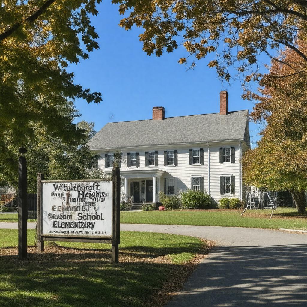 AI-created image of Witchcraft Heights Elementary School