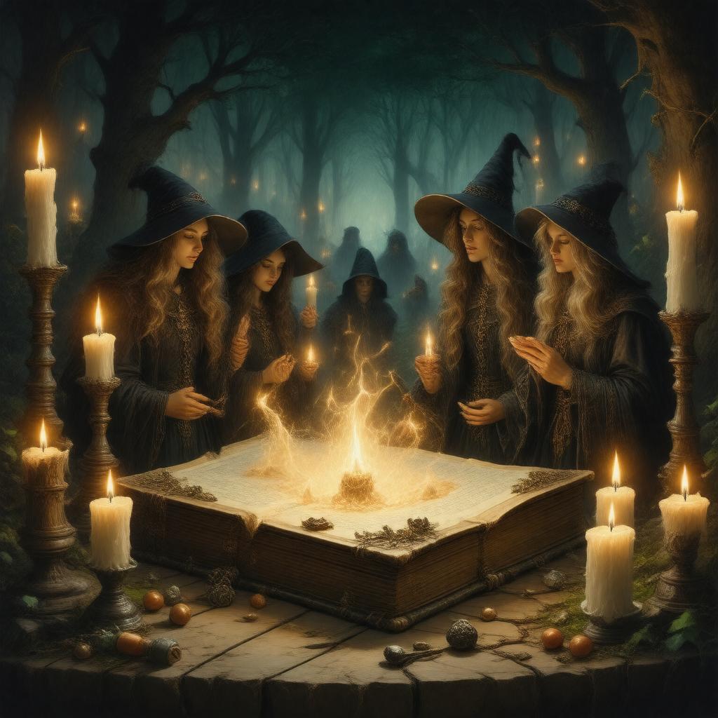 AI-created image of Witches collection
