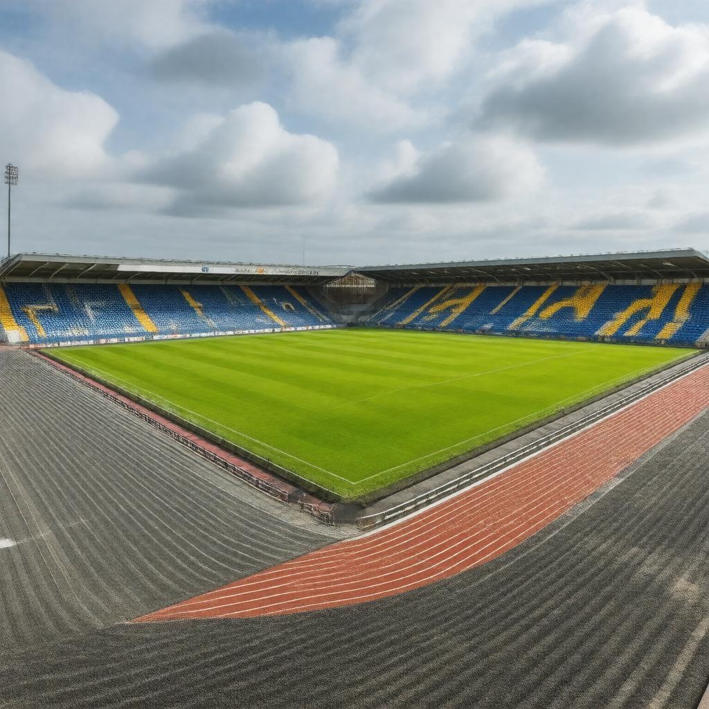 Click to view larger image AI-created image of Withdean Stadium