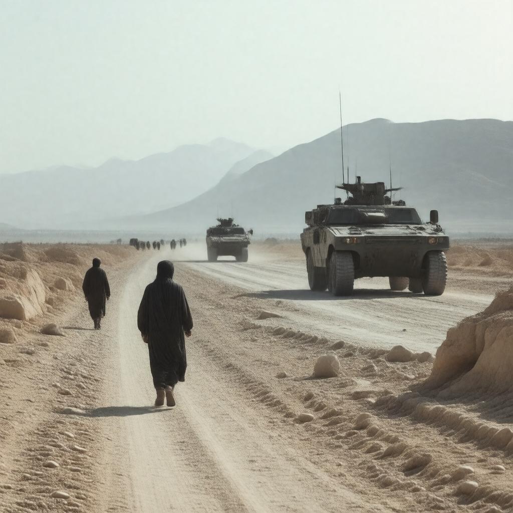 AI-created image of Withdrawal from Afghanistan