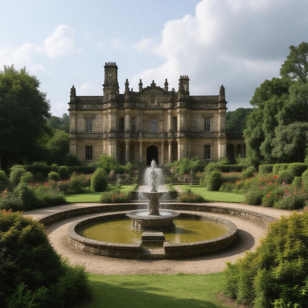 AI-created image of Witley Court
