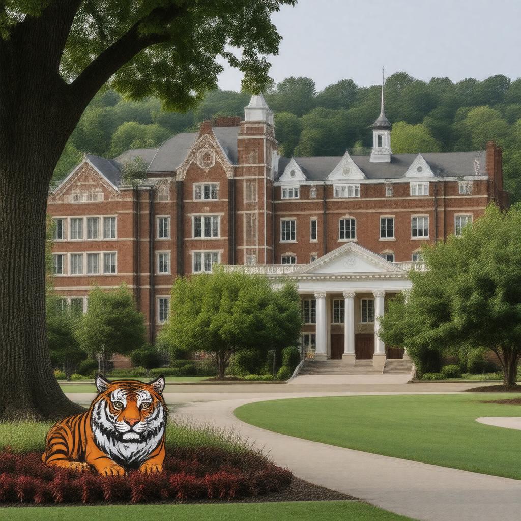 AI-created image of Wittenberg University