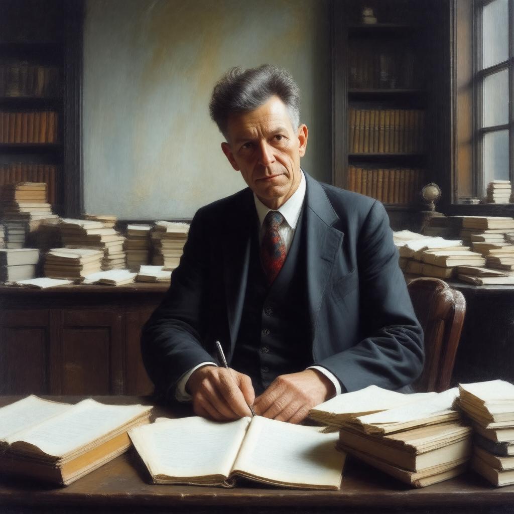 AI-created image of Wittgenstein