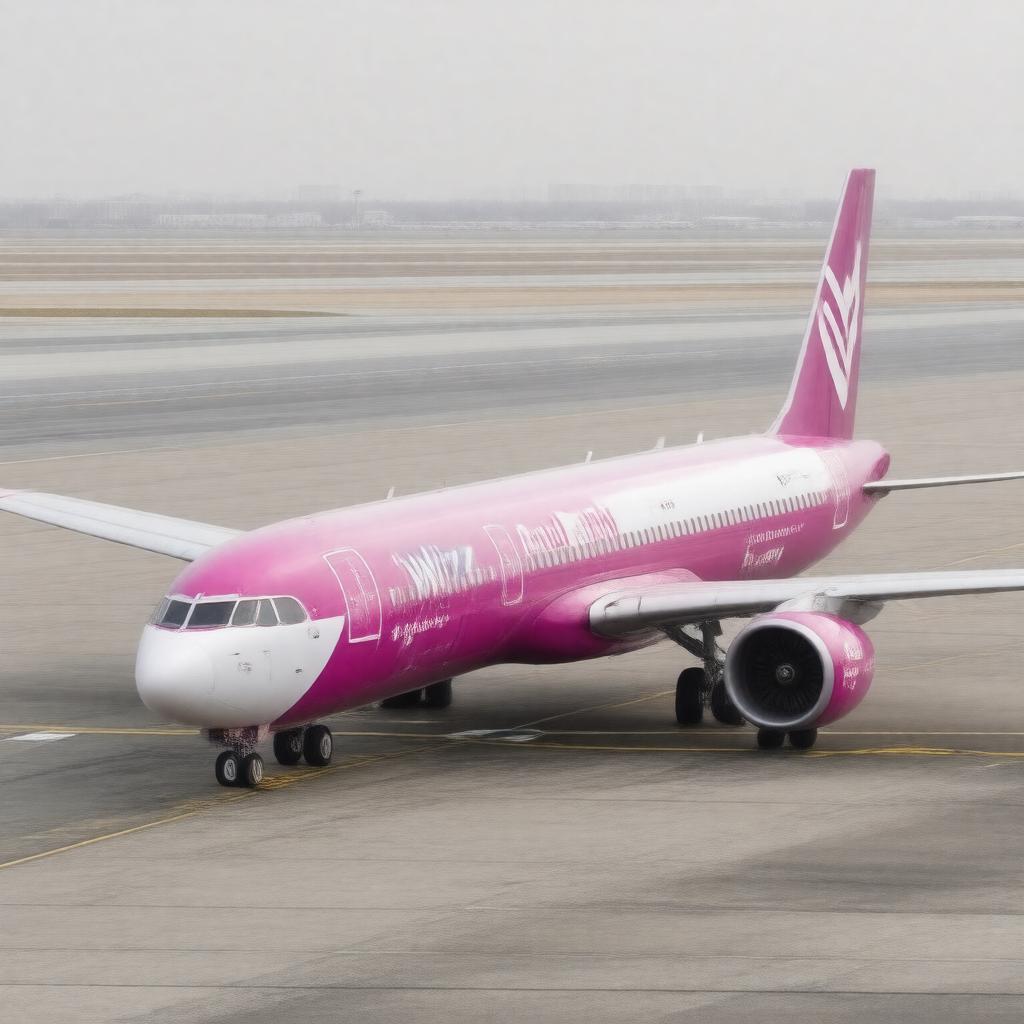 AI-created image of Wizz Air Abu Dhabi