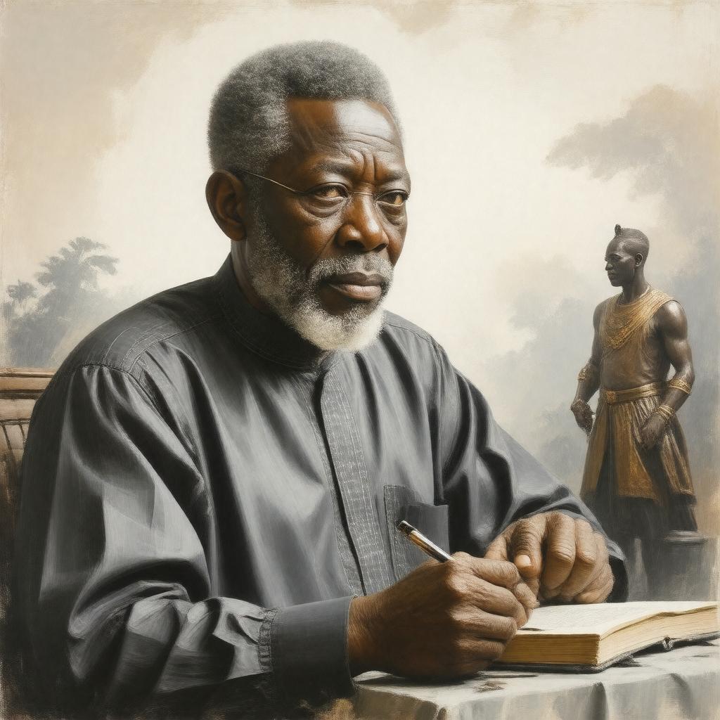 AI-created image of Wole Soyinka